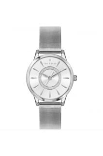 Модные аналоговые часы Fitzrovia из нержавеющей стали с подвесками - Bkpfzf126Uo Ted Baker, серебро