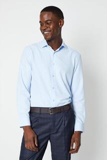 Рубашка узкого кроя с длинными рукавами и узором «елочка» Burton, синий