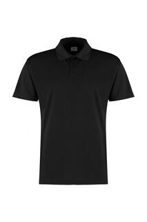 Рубашка-поло Cooltex Plus из микросетки Kustom Kit, черный