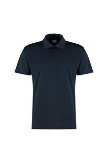 Рубашка-поло Cooltex Plus из микросетки Kustom Kit, темно-синий