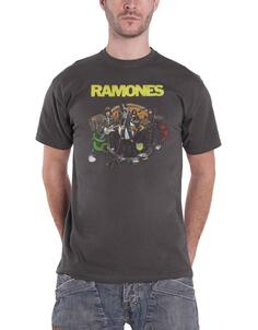 Футболка «Дорога к руинам» Ramones, серый