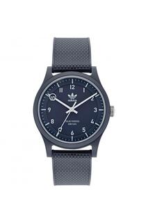 Модные аналоговые часы Project One Ocean Waste Material - Aost22043 adidas Originals, синий