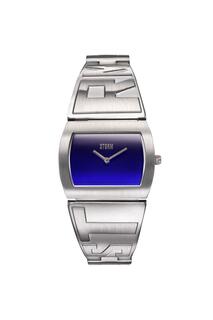 Модные аналоговые часы Storm Xis Lazer синие из нержавеющей стали — 47472/b, синий