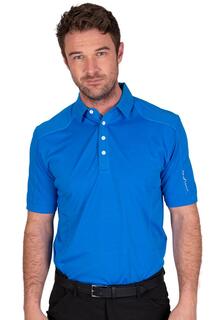 Рубашка-поло для гольфа Top Stitch Island Green, синий