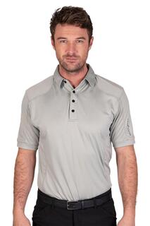 Рубашка-поло для гольфа Top Stitch Island Green, серый