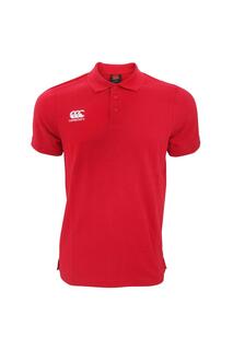 Рубашка-поло из пике с короткими рукавами Waimak Canterbury, красный