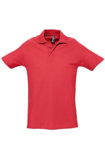 Рубашка-поло из тяжелого материала с короткими рукавами Spring II SOL&apos;S, красный Sols