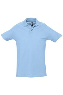 Рубашка-поло из тяжелого материала с короткими рукавами Spring II SOL&apos;S, синий Sol's