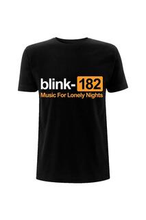 Футболка «Одинокие ночи» Blink 182, черный