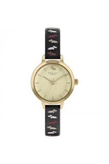 Модные кварцевые часы из нержавеющей стали с кожаным ремешком Oxblood — Ry21170A Radley, коричневый