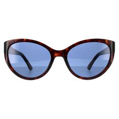 Темно-синие солнцезащитные очки «кошачий глаз» Гавана Moschino, коричневый