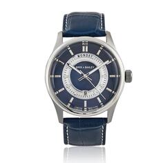 Темно-синие мужские наручные часы Brix + Bailey Barker Form 3 Brix+Bailey, серебро