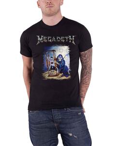 Футболка «Песочные часы обратного отсчета» Megadeth, черный