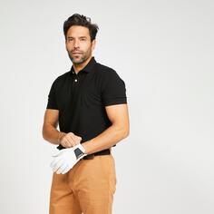 Рубашка-поло с короткими рукавами Decathlon Golf Mw100 Inesis, черный