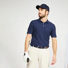 Рубашка-поло с короткими рукавами Decathlon Golf Ww500 Inesis, темно-синий