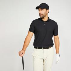 Рубашка-поло с короткими рукавами Decathlon Golf Ww500 Inesis, черный
