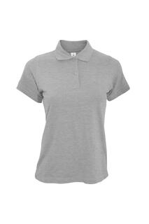 Рубашка-поло с короткими рукавами Safran Pure B&amp;C, серый B&C