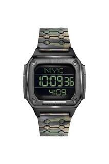 Модные цифровые кварцевые часы Hyper $Hock из нержавеющей стали — Pwhaa0921 Philipp Plein, черный
