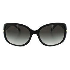 Модные черные серые солнцезащитные очки с градиентом Prada, черный