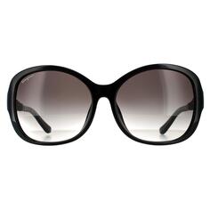 Модные черные серые солнцезащитные очки с градиентом Salvatore Ferragamo, черный