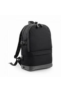 Рюкзак / сумка-рюкзак (для ноутбука 18 л и диагональю до 15,6 дюйма) (2 шт.) Bagbase, черный