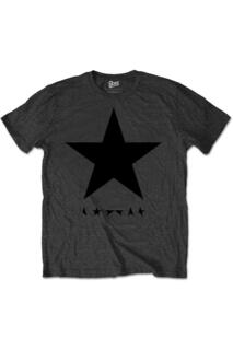 Футболка «Черная звезда» David Bowie, серый