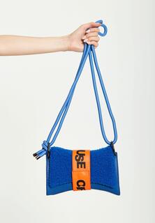 Темно-синяя и оранжевая сумка через плечо Teddy House of Holland, синий