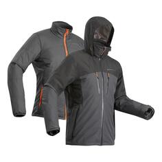 Водонепроницаемая треккинговая куртка 3-в-1 Decathlon Travel 500 -10°C, светло-коричневый цвет Forclaz, серый