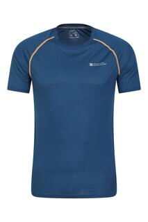 Футболка Aero II Быстросохнущая футболка с короткими рукавами Mountain Warehouse, синий