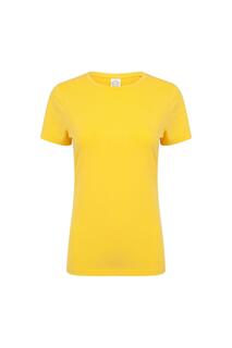 Эластичная футболка Feel Good с короткими рукавами Skinni Fit, желтый
