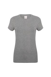 Эластичная футболка Feel Good с короткими рукавами Skinni Fit, серый