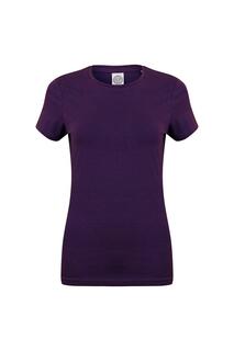 Эластичная футболка Feel Good с короткими рукавами Skinni Fit, фиолетовый