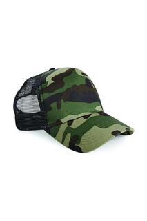 Кепка Snapback Trucker с камуфляжным принтом в стиле ретро (2 шт.) Beechfield, мультиколор