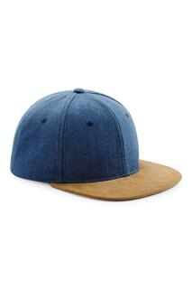 Кепка Snapback из искусственной замши Beechfield, синий Beechfield®