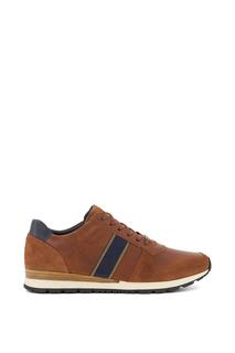 Кроссовки &apos;Treck&apos; Leather Trainers Dune London, коричневый