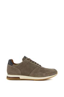 Кроссовки &apos;Trilogy&apos; Suede Trainers Dune London, серый