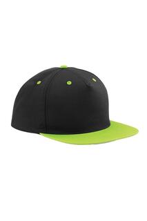 Кепка Snapback с контрастными 5 панелями Beechfield, черный Beechfield®