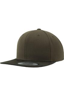 Кепка Snapback с камуфляжным козырьком Flexfit, зеленый