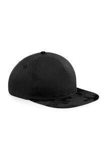 Кепка Snapback с камуфляжным принтом в стиле ретро (2 шт.) Beechfield, черный Beechfield®