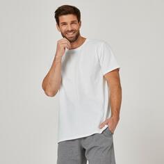 Футболка Decathlon Fitness 100 Sportee Domyos, белый