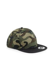 Кепка Snapback с камуфляжным принтом Beechfield, зеленый Beechfield®