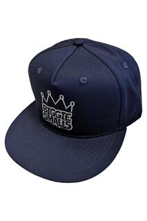 Кепка Snapback с логотипом Crown Biggie Smalls, темно-синий