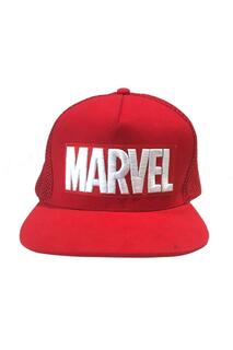 Кепка Snapback с логотипом Marvel, красный