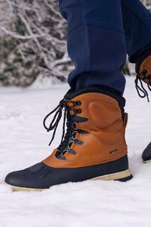 Водонепроницаемые зимние ботинки Прогулочные походные зимние ботинки на подкладке Mountain Warehouse, коричневый