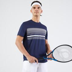 Теннисная футболка с короткими рукавами Decathlon Essential Artengo, темно-синий