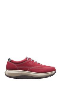 Кроссовки Venice Dual Fit Women&apos;s Leather Lace Up Sport Style Shoe Joya, красный