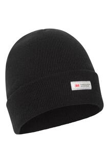 Теплая вязаная зимняя шапка Thinsulate для занятий сноубордом и спортом Mountain Warehouse, черный