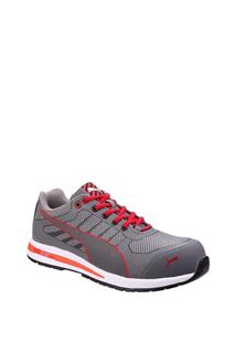 Кроссовки &apos;Xelerate Knit Low&apos; Safety Trainers Puma Safety, серый
