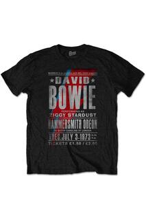 Футболка Hammersmith Odeon David Bowie, черный