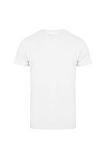 Мужская эластичная футболка с короткими рукавами и v-образным вырезом Feel Good Skinni Fit, белый